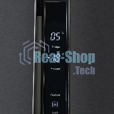 Холодильник Hyundai CS4505F черная сталь двухкамерный Side by Side 271/165л морозилка сбоку