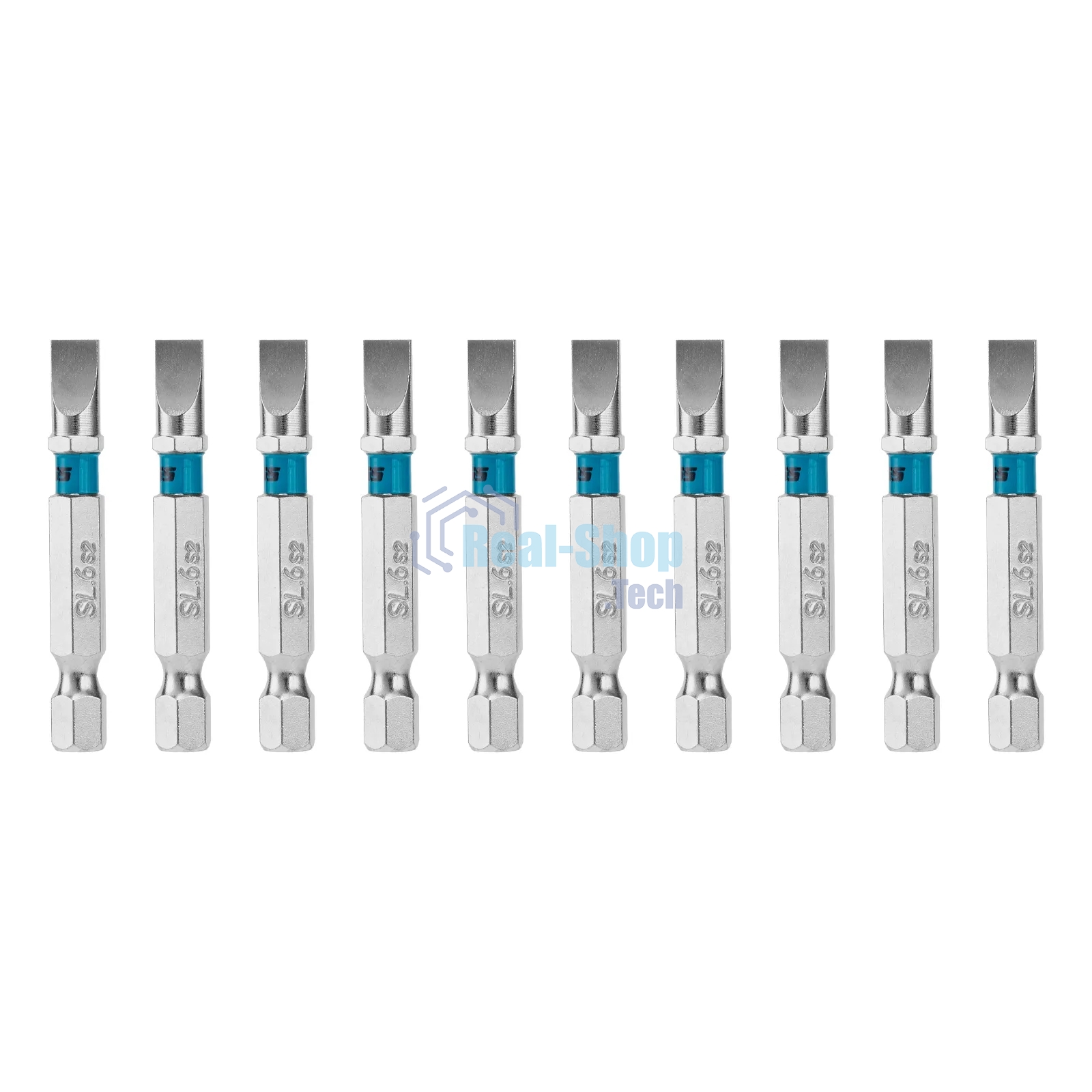 Бита Gross 113026 SL6,0х50 мм, сталь S2, шестигр., 10 шт.