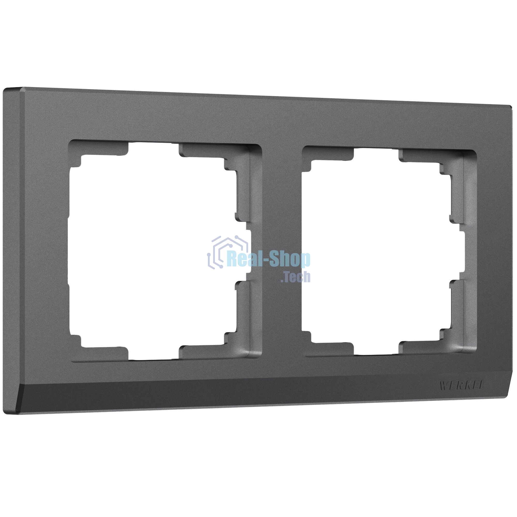 Рамка на 2 поста WERKEL Stark (графит матовый) W0021864