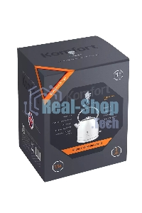 Чайник электрический LEONORD LE-1904 1,5 л, 2200 Вт, нержавейка, RETRO белый