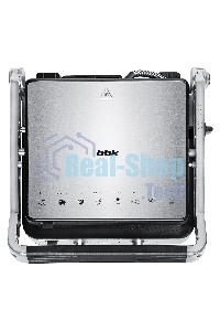 Гриль электрический BBK BEG2004 2000 Вт, черный/металлик