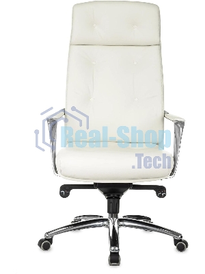 Кресло Бюрократ DAO/WHITE белый, кожа