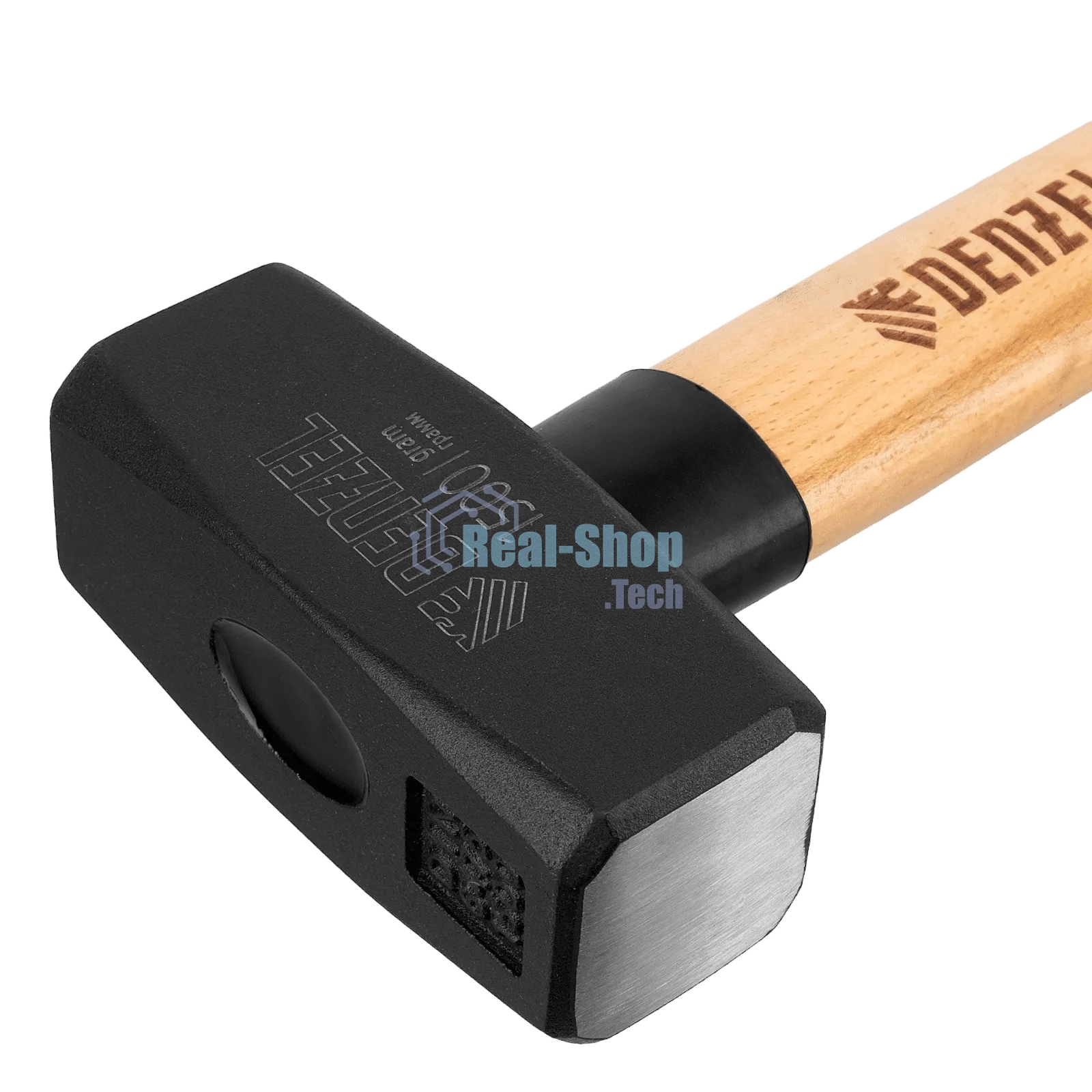 Кувалда Denzel 1500 г, кованая головка, буковая рукоятка