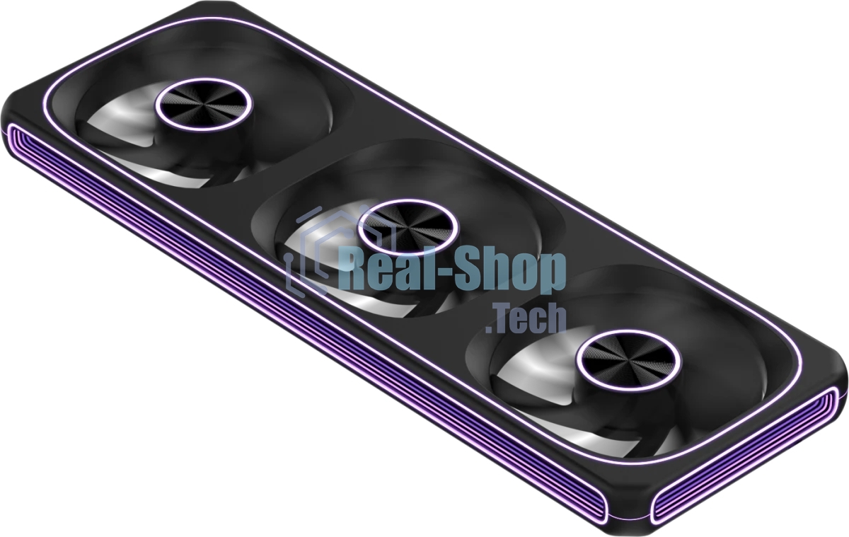 Вентилятор для корпуса Formula Air Fusion 3 BK ARGb 360х120x28 черный 4-pin 34.95дБ Ret
