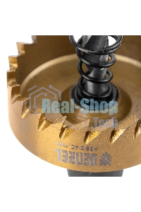 Коронка по металлу Denzel HSS, 40 мм, нитридтитановое покрытие