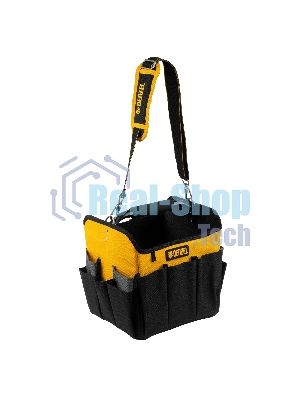 Переноска для инструмента Denzel 260х240х300 мм, 22 кармана, наплечный ремень