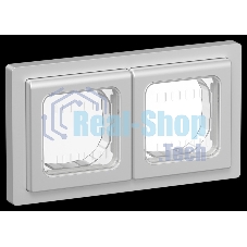 Рамка 2-местная IP55 Рпро-2-55-ФлА алюминий FLITE