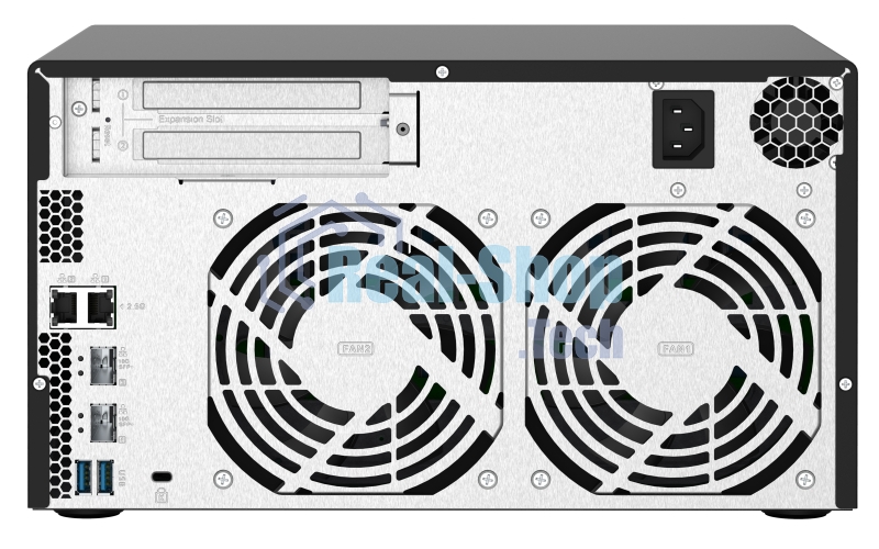 Сетевое хранилище без дисков SMB QNAP TS-832PX-4G 8-Bay NAS, AL324 64-bit quad-core 1.7GHz, 4Gb DDR4 SO-DIMM RAM (up to 1x16 Gb), 8 x 3.5