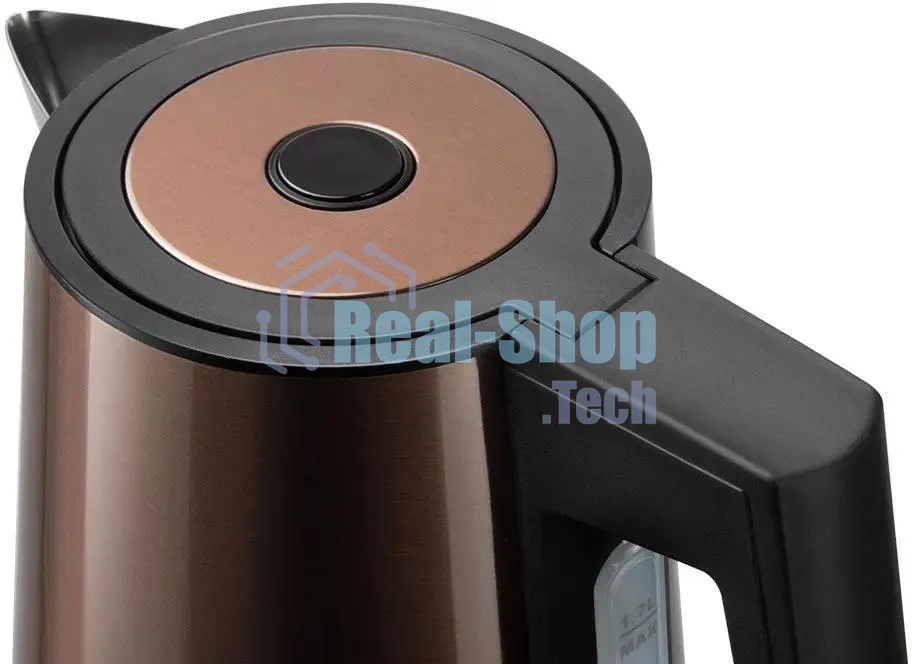 Чайник электрический Redmond KM244 1.7 л, 2200 Вт, коричневый