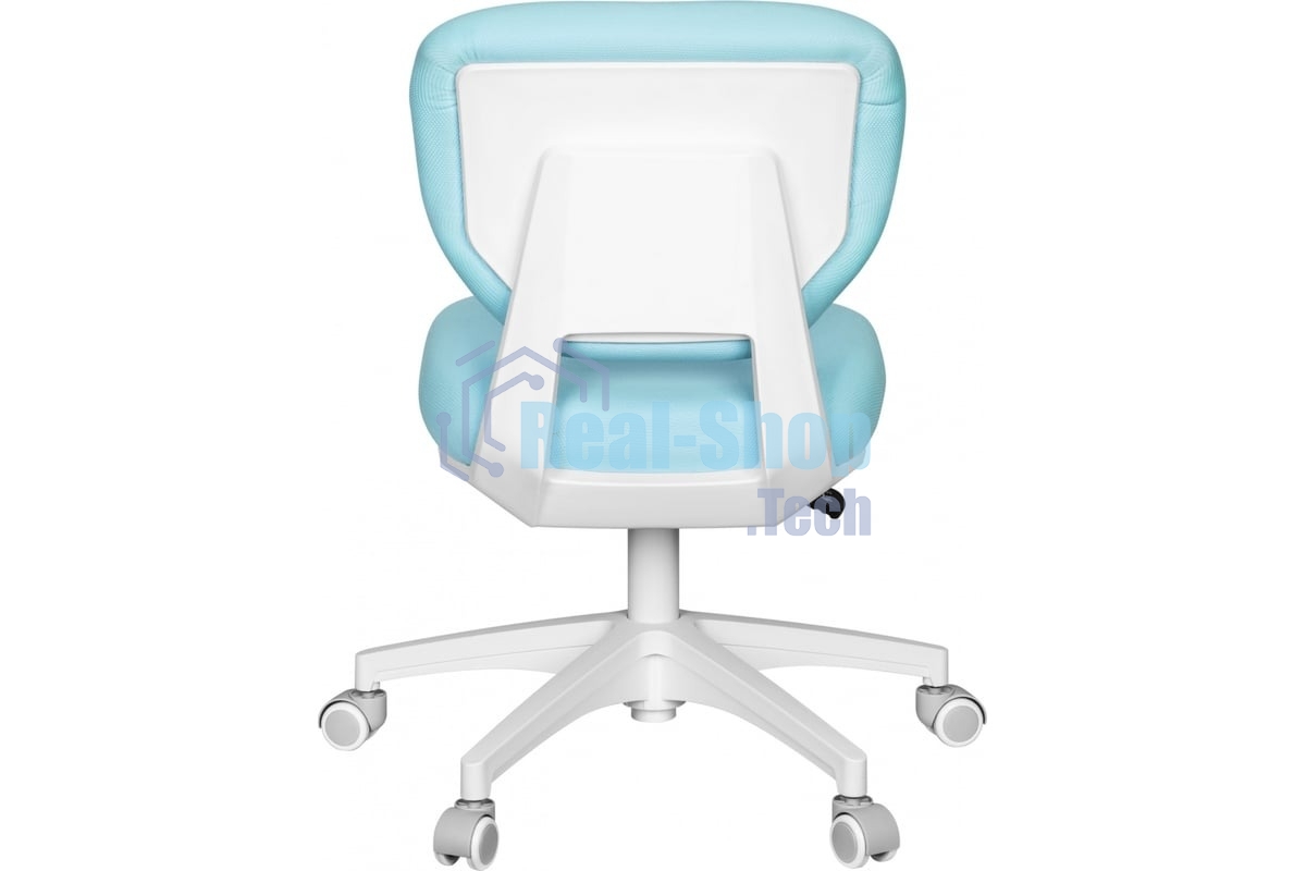 Кресло детское Cactus CS-CHR-3594BL голубой, крестов. пластик белый