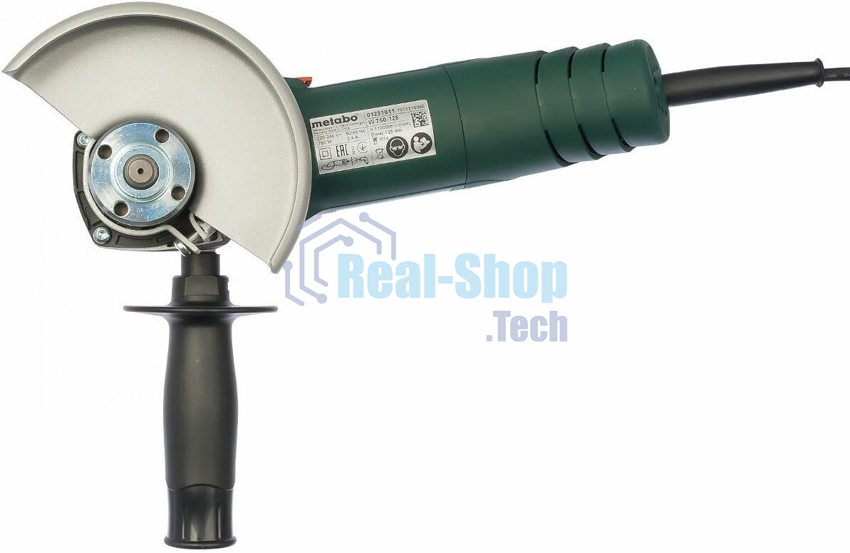 Угловая шлифовальная машина Metabo W 750-125 750Вт 11500об/мин рез.шпин.:M14 d=125мм (603605000)