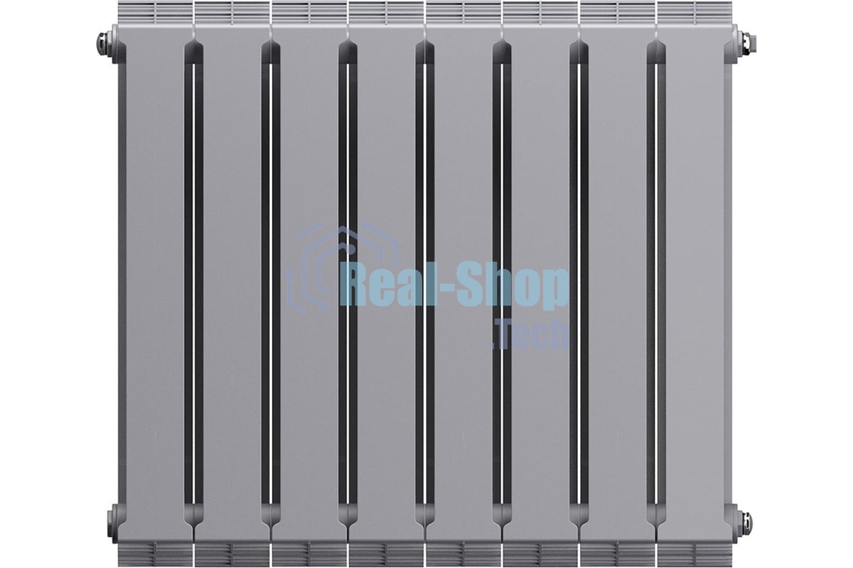 Радиатор биметаллический Royal Thermo PianoForte 500 Серебристый VR80 - 8 секц.