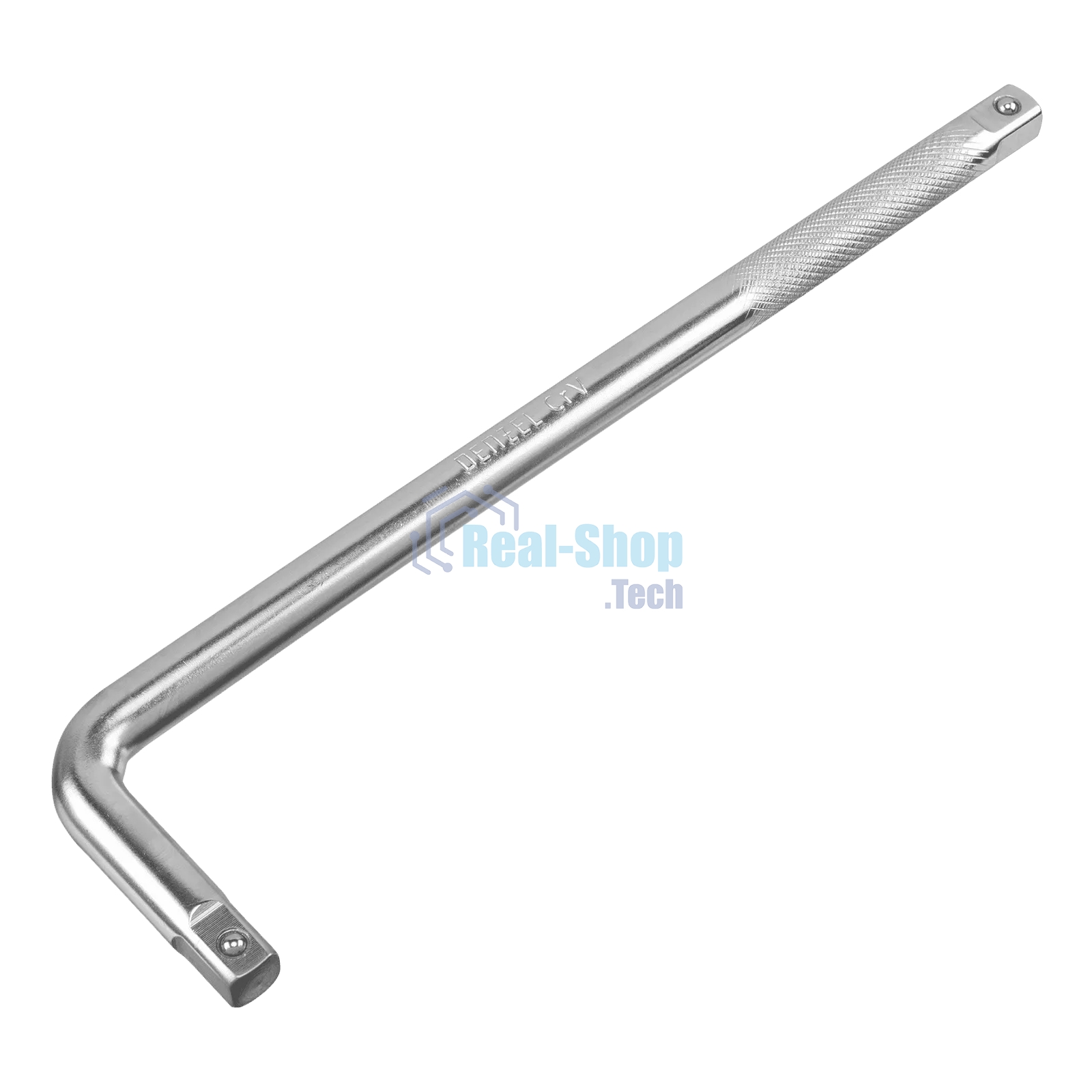 Вороток Г-образный Denzel 300x75 мм, квадрат 1/2