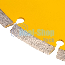 Диск алмазный отрезной Denzel ф230 х 22,2 мм, сегментный, сухое резание