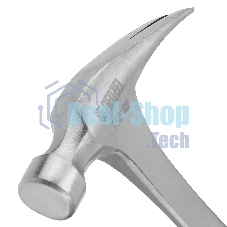 Молоток-гвоздодер Denzel 350 г, цельнометаллический, двухкомпонентная рукоятка