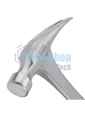 Молоток-гвоздодер Denzel 350 г, цельнометаллический, двухкомпонентная рукоятка