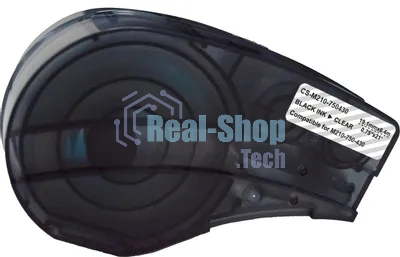 Картридж ленточный Cactus CS-M210-750430 черный шрифт, прозрачный фон (19.1 мм, 6.4 м) для Brady M210/M211/M210-LAB