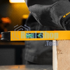 Уровень алюминиевый Denzel 33692 магнит., фрезерованный, 3 глазка (1 зеркал.), 0,5 мм/м, 800 мм