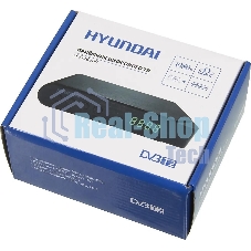 Приставка для цифрового ТВ Hyundai H-DVB200 черный, DVB-T2, DVB-T, DVB-C, HDMI, USB 2.0