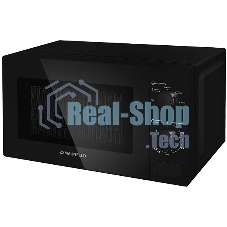 Микроволновая печь Maunfeld MFSMO720MB01 черный, 20 л, 700 Вт, переключатели - поворотный механизм