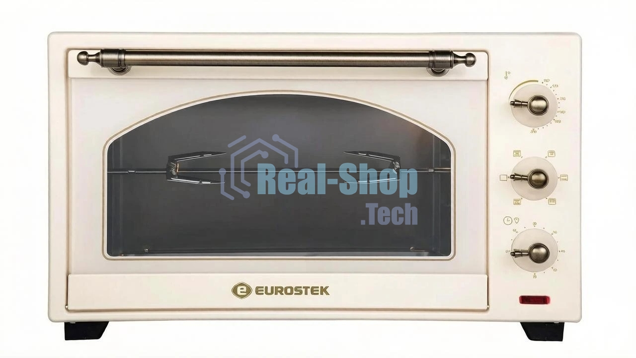 Печь электрическая Eurostek EEO-6002C (60 л, 2000 Вт, Кремовый)