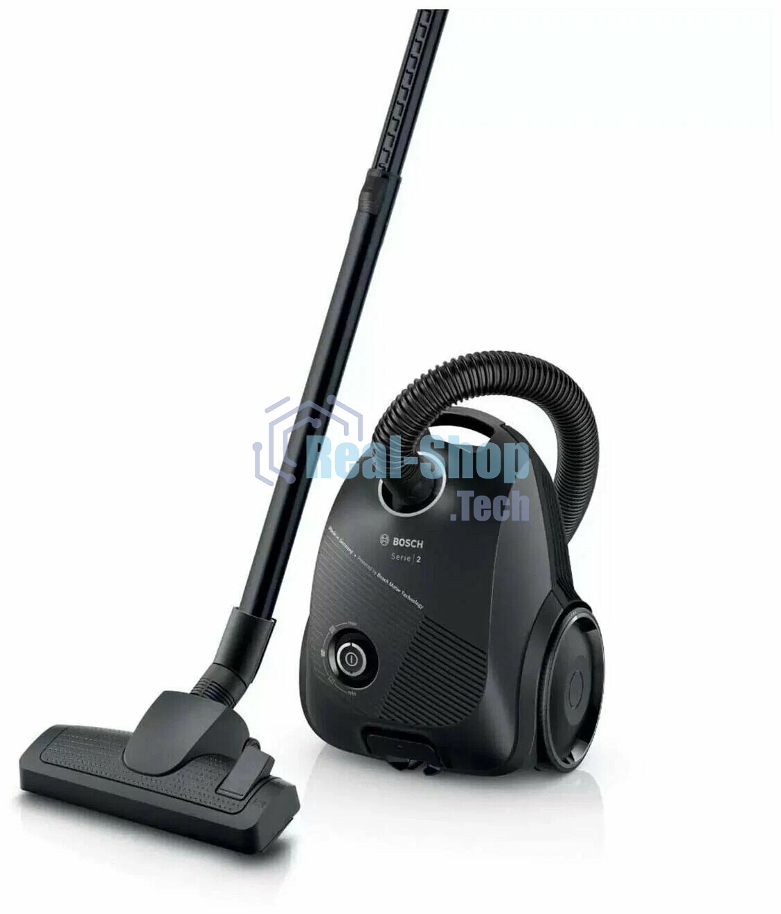 Пылесос Bosch BGLS2BA2 черный, 600 Вт, уборка сухая, пылесборник мешок 3.5 л