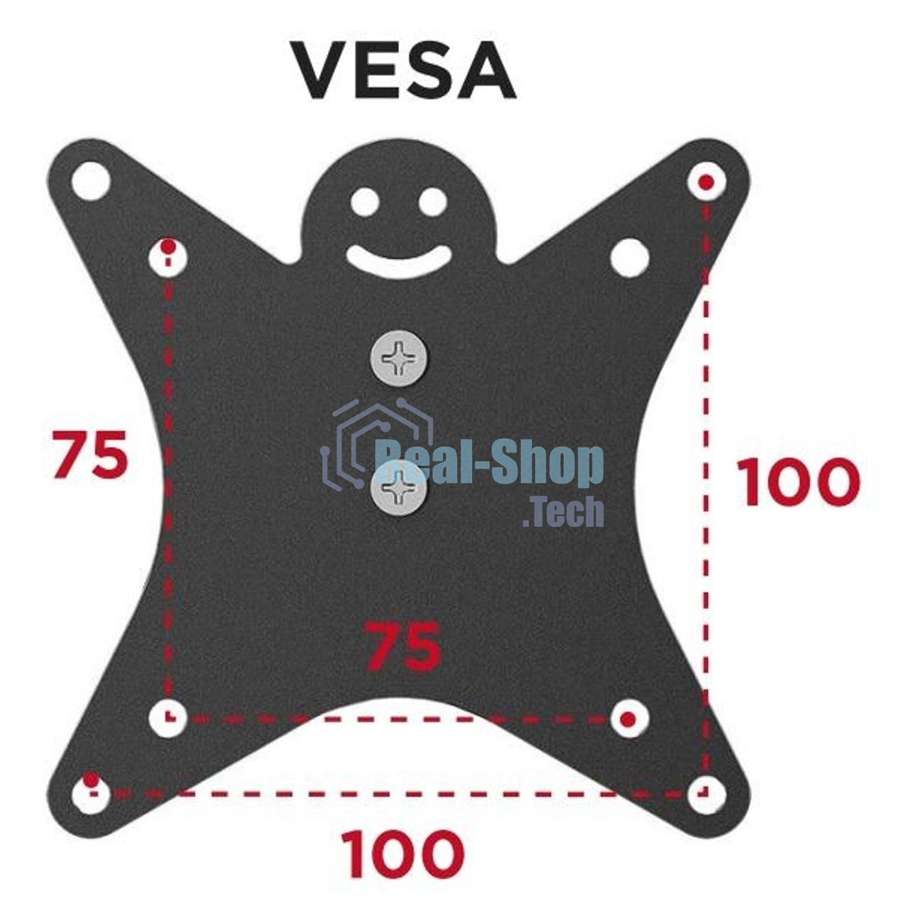 Кронштейн настольный для мониторов HOLDER MDS-SU203 черный