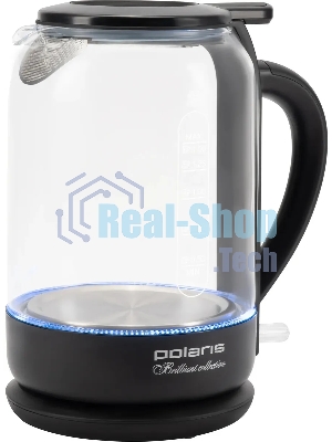 Чайник электрический Polaris PWK1753CGL черный Чайник стекло