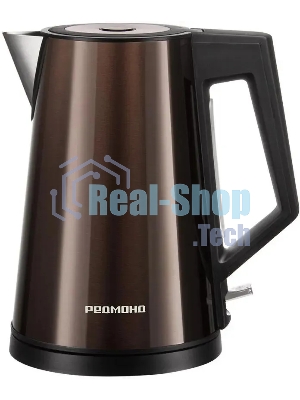 Чайник электрический Redmond KM244 1.7 л, 2200 Вт, коричневый