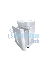 Шредер Office Kit S210N 3,9x38 белый (секр.P-4) фрагменты 16лист. 35лтр. скрепки скобы пл.карты CD