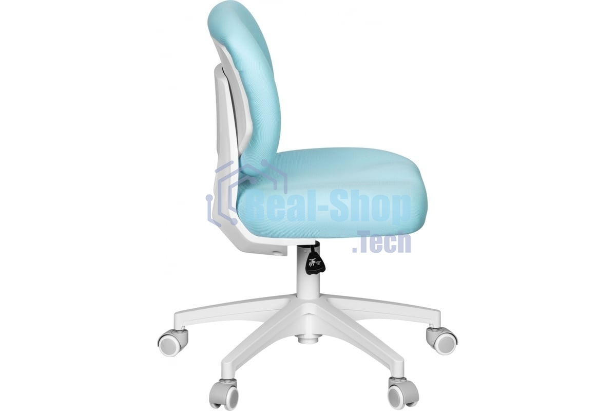 Кресло детское Cactus CS-CHR-3594BL голубой, крестов. пластик белый