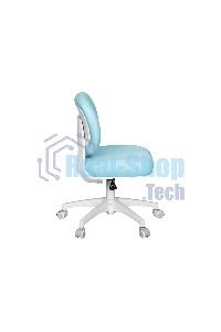 Кресло детское Cactus CS-CHR-3594BL голубой, крестов. пластик белый