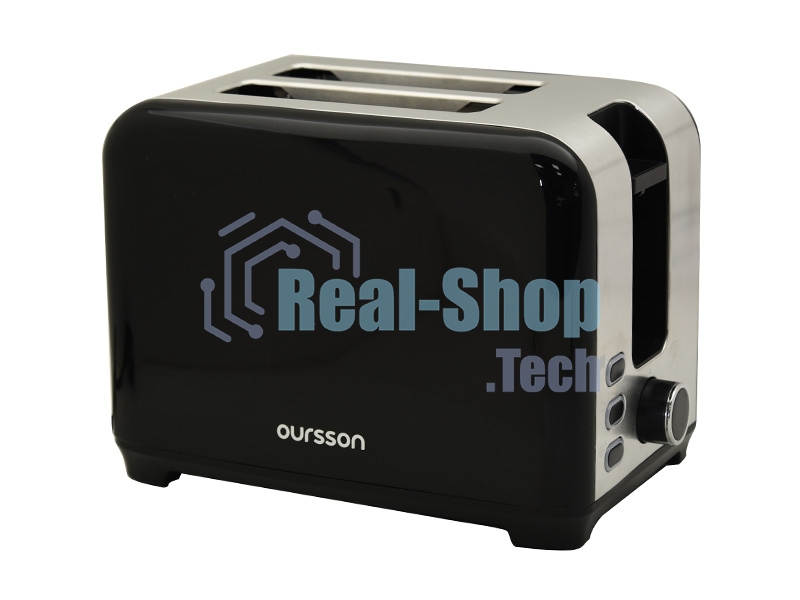 Тостер OURSSON TS2120/BL черный, 930 Вт