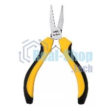 Мини-тонкогубцы Deli DL103204 160мм, двухкомпонентная рукоять