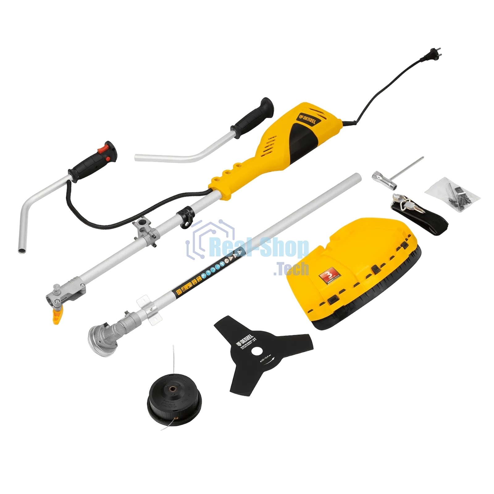 Триммер электрический Denzel TE-1400, 1400 Вт, 420 мм 96612