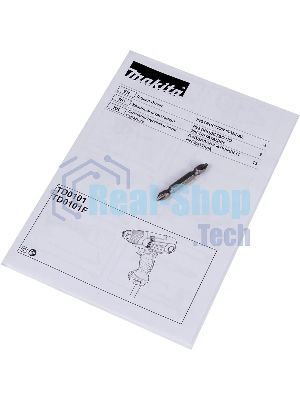 Дрель-шуруповерт Makita TD0101F, 230 Вт, 100 Нм, щеточный, ударный