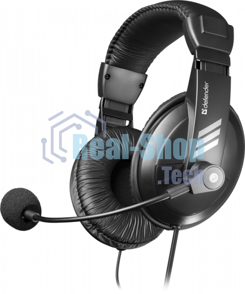 Гарнитура проводная Defender Gryphon 750 черный, кабель 2 м