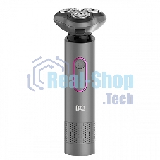 Электробритва BQ SV1008 Gray-Pink. Мощность 5 Вт / Время зарядки 90 минут / Время беспроводной работы 90 минут / Влагозащита IPX6 / Электропитание 110-240 В, 50-60 Гц / Ротационная головка бритвы / Мощный мотор / Индикатор заряда батареи / Портативная баз