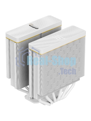 Кулер Ocypus Iota A62 WH Iota-A62-WH белый 120мм алюминий+медь 2000rpm 29db 4-pin 260W 158мм