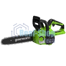 Цепная пила аккумуляторная GreenWorks G40CS30IIK2, 40V, 30 см, с 1* АКБ 2А*ч и ЗУ (2007807UA)