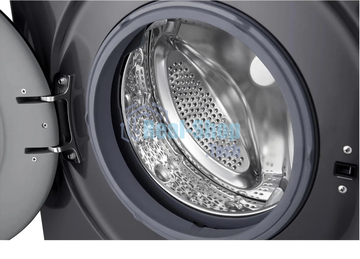 Стиральная машина LG F2Y1WS6J темно-серый, загрузка фронтальная 6,5 кг, 1200 об/мин., класс: A