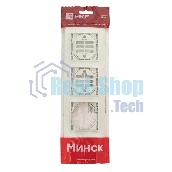 Рамка 4-м Минск горизонтальная бел. Basic EKF ERM-G-304-10