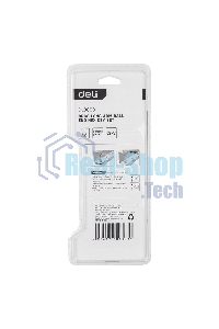 Набор шестигранных ключей с шаром Deli DL3088 9 шт. Размер: 1,5-10 мм. Материал: Cr-V. Шаровой конец. Хромированный.