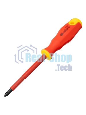 Набор отверток Сибртех диэлектрических до 1000в тестер crv двухкомпонентные рукоятки (7 шт.)