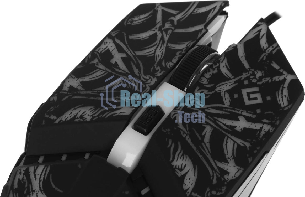 Мышь проводная Defender Prototype GM-670L черный, 2400 dpi, USB, кнопки - 6