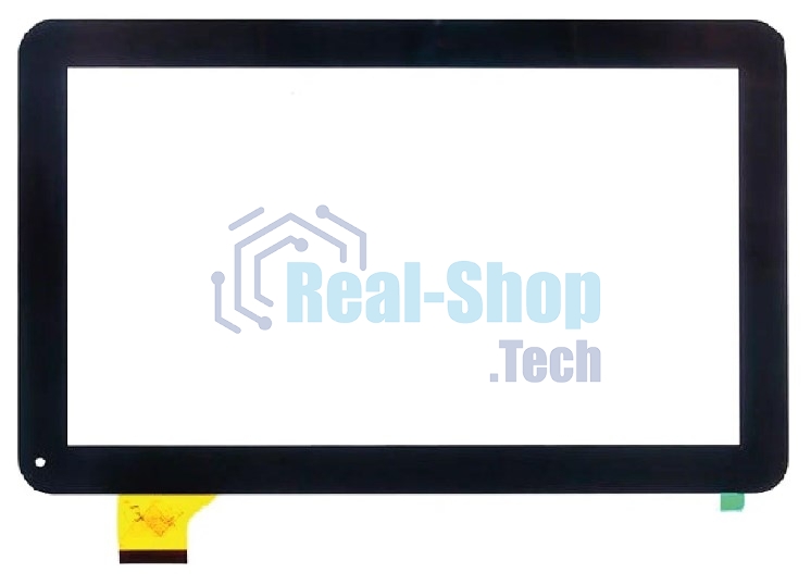 Сенсорное стекло (тачскрин) YCF0464-A, черное