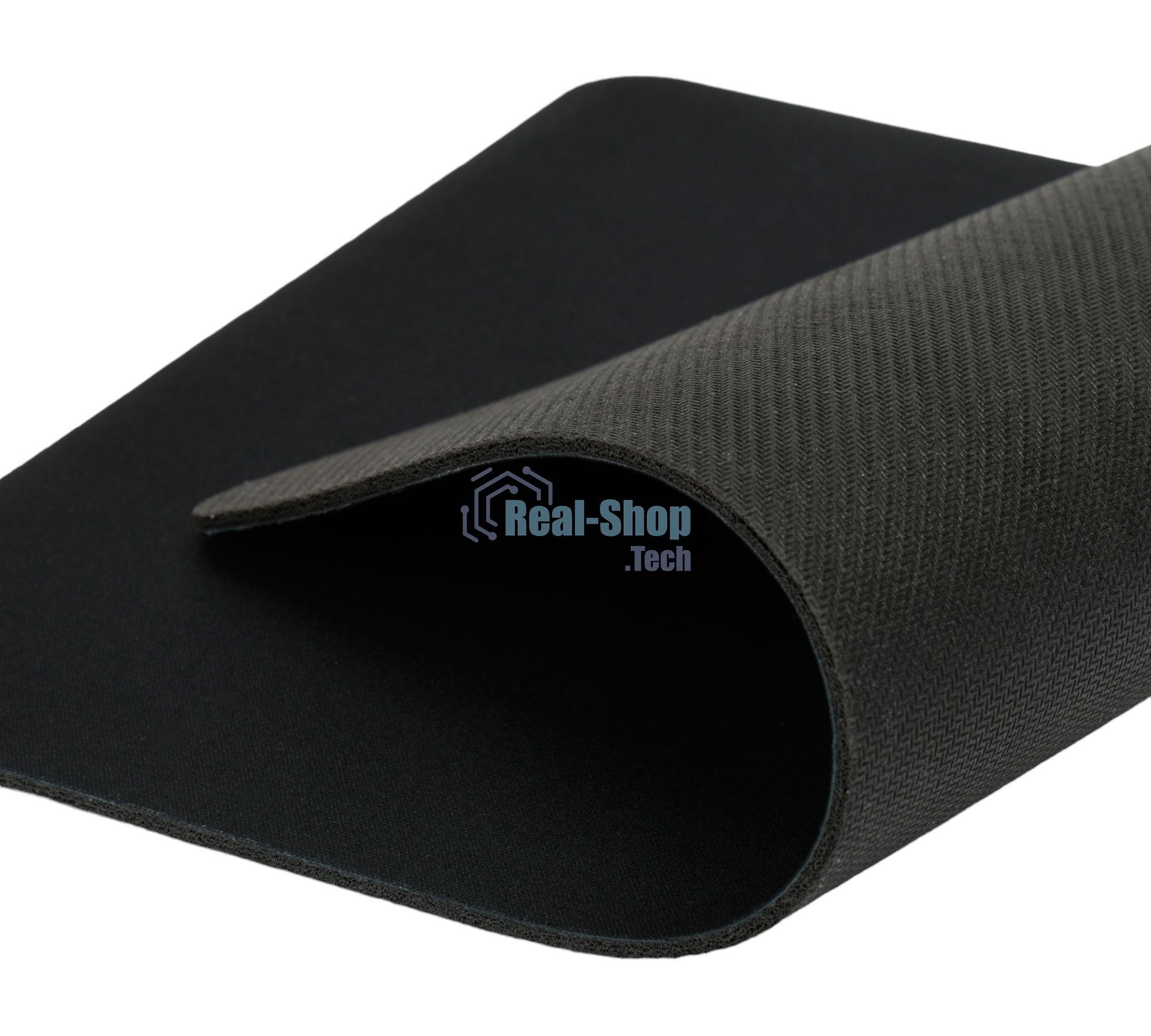 Коврик для мыши Gembird MP-35-25-BLACK, черный, 350х250х3мм, ткань/резина, пакет