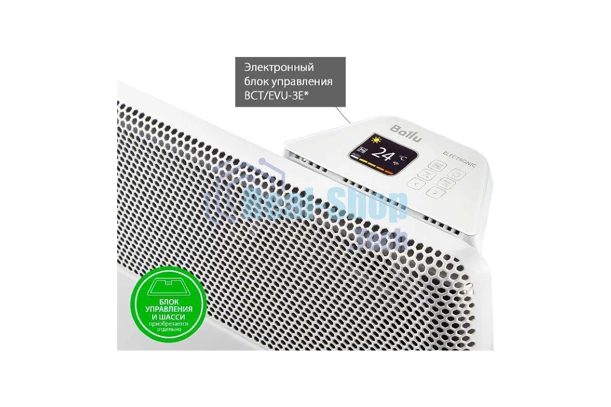 Модуль отопительный электрического конвектора Ballu Apollo Transformer BEC/AT-2000 белый, 2000 Вт, 25 м2, (для работы конвектора требуется блок управления)