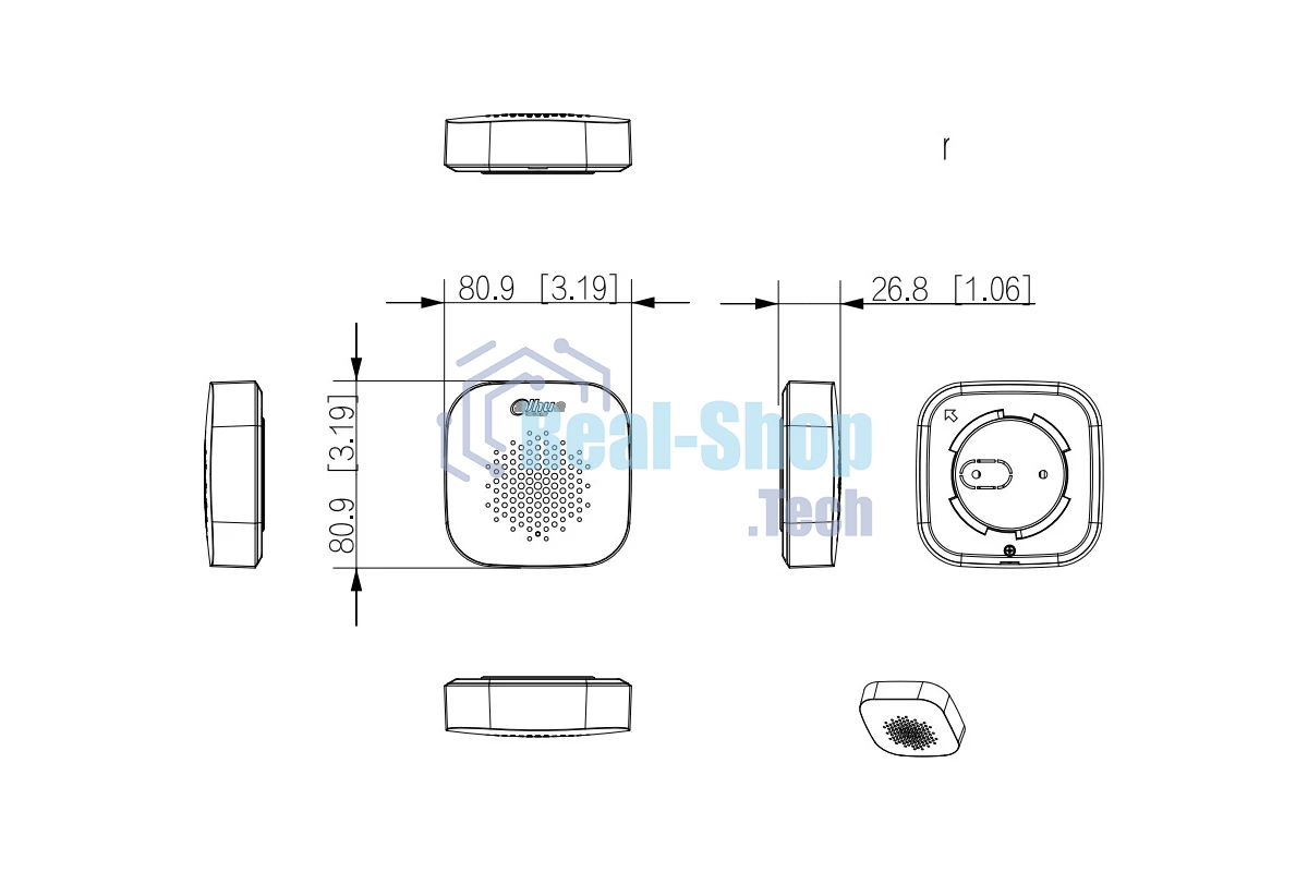 Извещатель пожарный Dahua DHI-ARA12-W2(868)