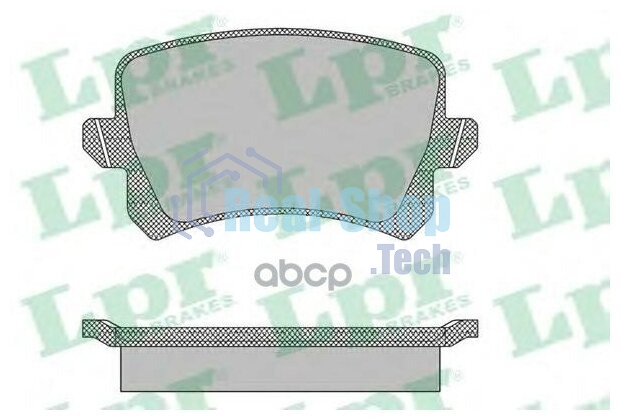 Колодки тормозные задние LPR 05P1390, комплект